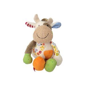 Sigikid Patchwork Cow Plush Toy Stuffed Animal
